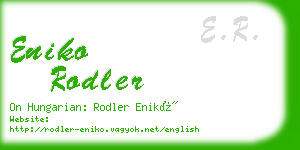 eniko rodler business card